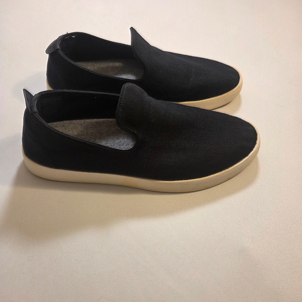 Allbirds Wool Loungers Mens Size 12 Black Slip On Sneakers Walking Shoes - Picture 2 of 10